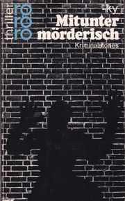 Cover of: Mitunter mörderisch: Kriminalstories