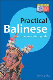 Cover of: Practical Balinese: A Communication Guide