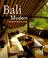 Cover of: Bali modern
