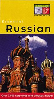 Cover of: Essential Russian Phrase Book (Periplus Phrase Books)