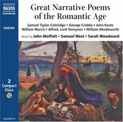 Cover of: Great Narrative Poems of the Romantic Age (Poetry) by John Keats, Alfred Lord Tennyson, William Wordsworth, Samuel Taylor Coleridge, William Morris, George Crabbe