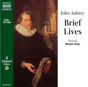 Cover of: Brief Lives (Classic Nonfiction) by John Aubrey