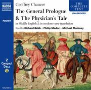 Cover of: The General Prologue & The Physician's Tale: In Middle English & In Modern Verse Translation (Naxos Audio)