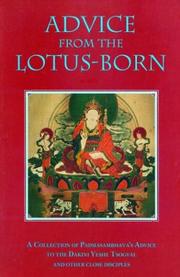 Cover of: Advice from the Lotus-Born by Padmasambhava