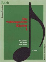 Cover of: Wohltemperiertes Klavier I