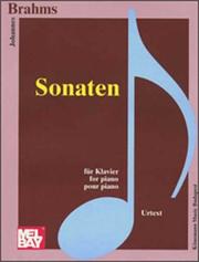 Cover of: Sonata by Johannes Brahms