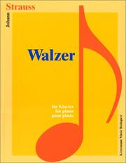 Cover of: Waltzes