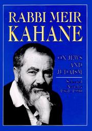 Cover of: On Jews and Judaism | Meir Kahane