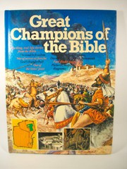Cover of: Great Champions of the Bible