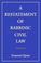 Cover of: A Restatement of Rabbinic Civil Law