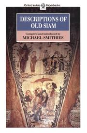Cover of: Descriptions of old Siam