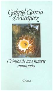 Cover of: Crónica de una muerte anunciada by Gabriel García Márquez