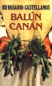 Cover of: Balún Canán by Rosario Castellanos
