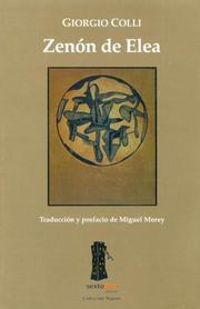 Cover of: Zenón de Elea: Lecciones 1964-1965