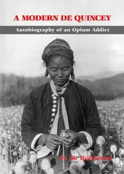 Cover of: Modern De Quincey: Autobio. of an Opium...