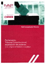 Cover of: Parlamento, Tribunal Constitucional, separación de poderes