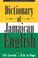 Cover of: A Dictionary of Jamaican English