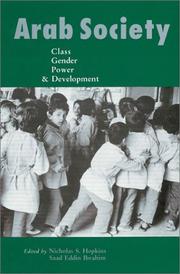 Cover of: Arab society: class, gender, power, and development