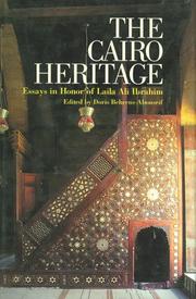 Cover of: Cairo Heritage by Doris Behrens-Abouseif
