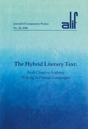 ALIF 20 The Hybrid Library Text (Alif) by Ferial Jabouri Ghazoul
