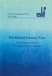 Cover of: ALIF 20 The Hybrid Library Text (Alif)