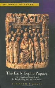 Cover of: The early Coptic papacy: the Egyptian Church and its leadership in late antiquity