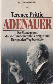 Konrad Adenauer, 1876-1967 by Prittie, Terence