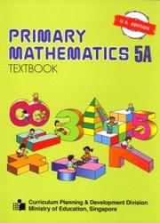 Cover of: Primary Mathematics 5a: Us Edition - PMUST5A (Primary Mathematics Us Edition)
