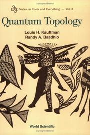 Cover of: Quantum Topology (Series on Knots & Everything)