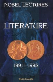 Cover of: Nobel Lectures in Literature : 1991-1995 (Nobel Lectures)