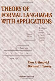 Cover of: Theory of Formal Languages With Applications
