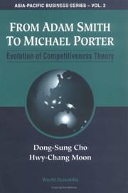 Cover of: From Adam Smith to Michael Porter: Evolution of Competitiveness Theory (Asia-Pacific Business Series Volume 2)