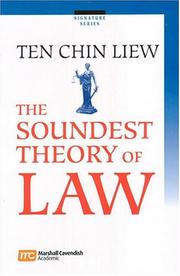 Cover of: The soundest theory of law