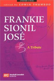 Cover of: Frankie Sionil José by edited by Edwin Thumboo.