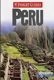 Cover of: Insight Guide Peru by Pam Barrett