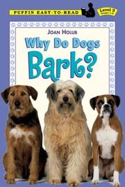 Cover of: Why Do Dogs Bark?