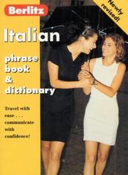 Cover of: Berlitz Italian Phrase Book