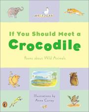 Cover of: If You Should Meet a Crocodile by Anna Currey