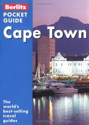 Cover of: Berlitz Cape Town Pocket Guide (Berlitz Pocket Guides S.)