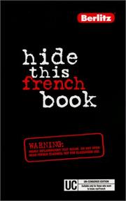 Cover of: Hide this French book