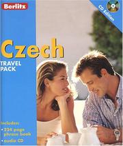 Czech travel pack by Berlitz Publishing Staff