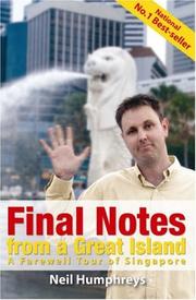 Cover of: Final Notes From a Great Island