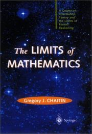 The Limits of Mathematics by Gregory J. Chaitin