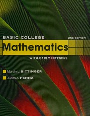 Cover of: Basic college mathematics with early integers