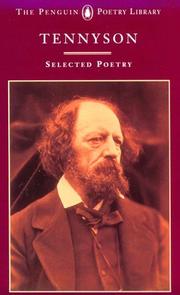 Cover of: Tennyson by Alfred Lord Tennyson