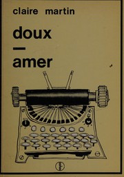 Cover of: Doux-amer by Martin, Claire
