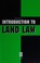Cover of: Introduction To Land Law