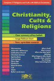 Cover of: Christianity, Cults and Religions (pamphlet) (Compare 18 World Religions and Cults at a Glance!) by Paul Carden