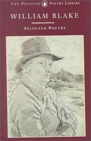 Cover of: William Blake, selected poetry by William Blake