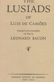 Cover of: The Lusiads of Luis de Camões by Luís de Camões
